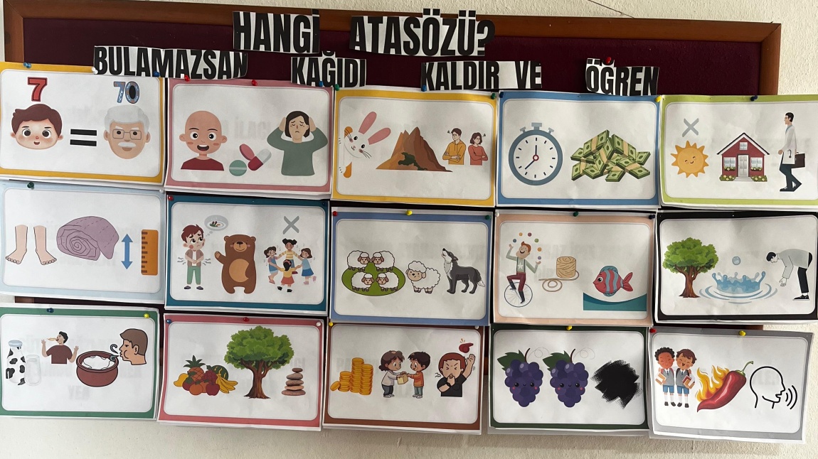 DEYİMLER VE ATASÖZLERİ SERGİMİZ
